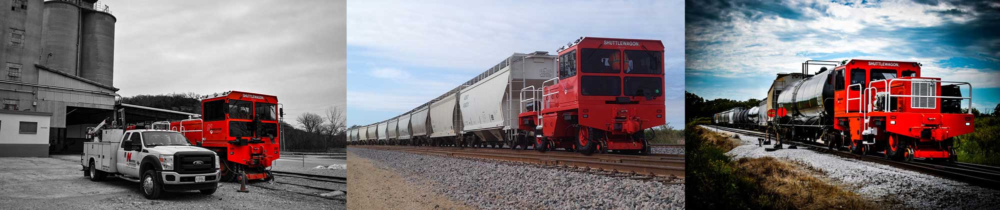 Shuttlewagon Rentals - Rent a Mobile Railcar Mover from us - Nationwide Fleet of mobile railcar movers for rent - trackmobile, railking, switchmaster, navigator, electric series, commander - railway vehicle mover