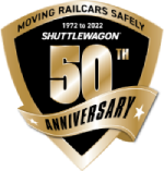 Shuttlewagon Mobile Railcar Movers 50th Anniversary