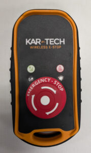 shuttlewagon Kartech E-stop controller - shuttlewagon options - mobile railcar movers